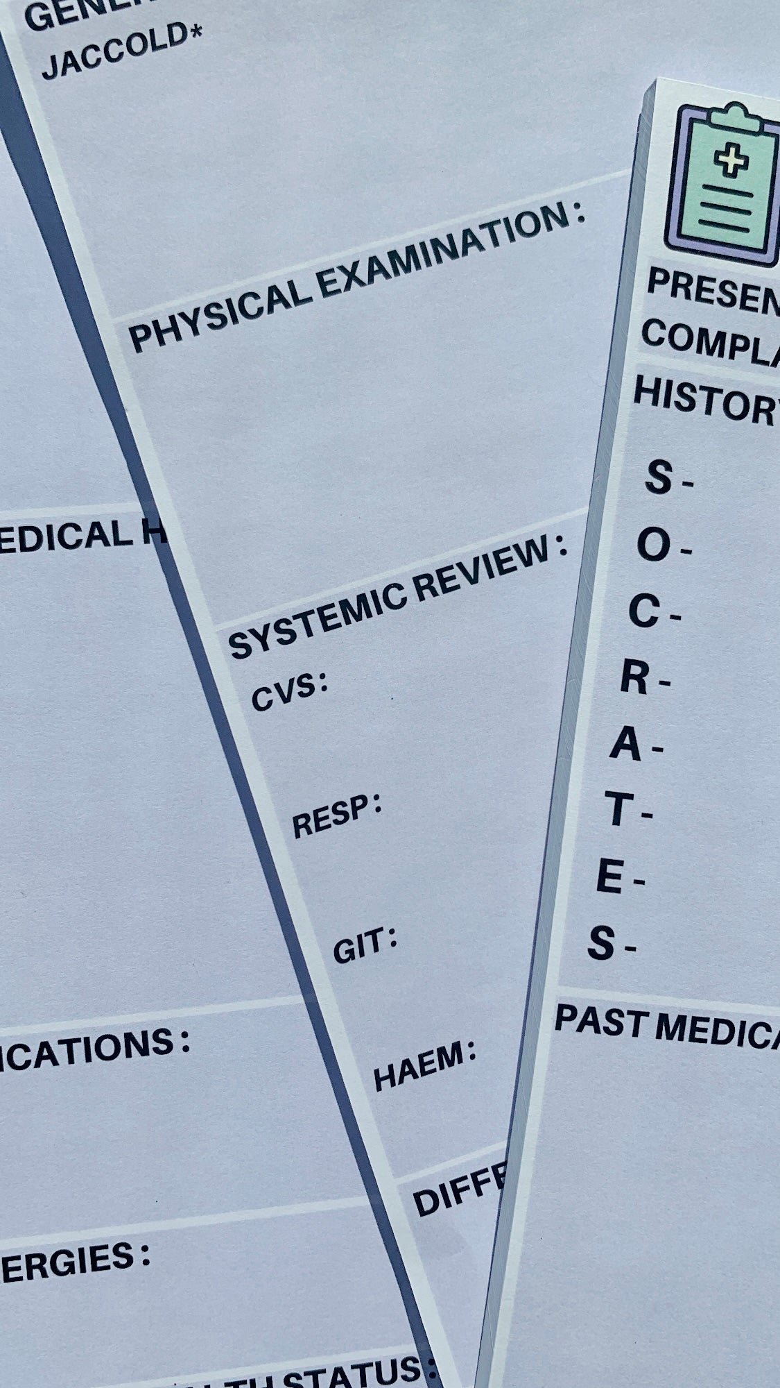 The Clerking Sheet Notepad