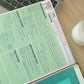 The Revision Sheet Notepad